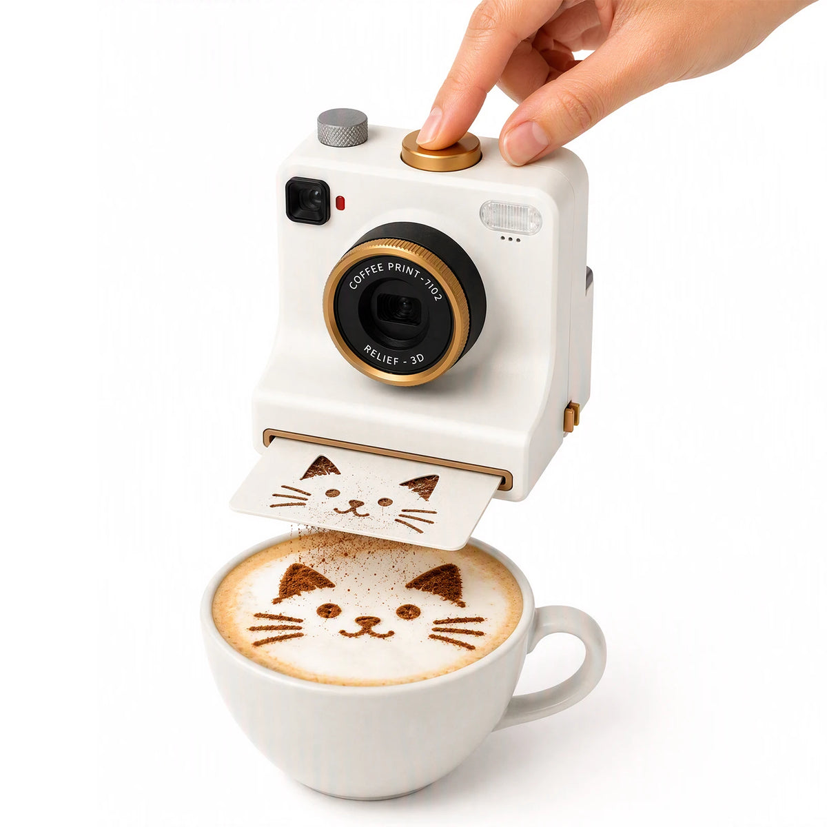 Latte art stencil cards